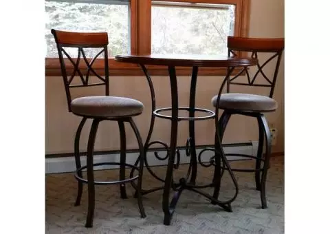Pub Table and counter height stools